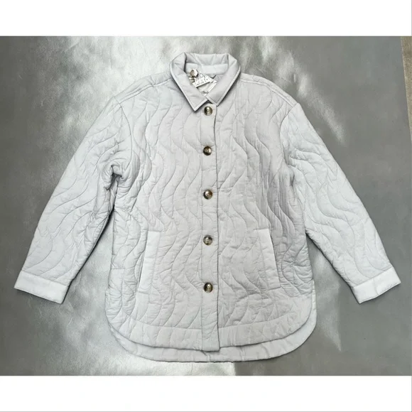 Madewell Quilted Belrose Shirt-Jacket - Picture 3 of 6
